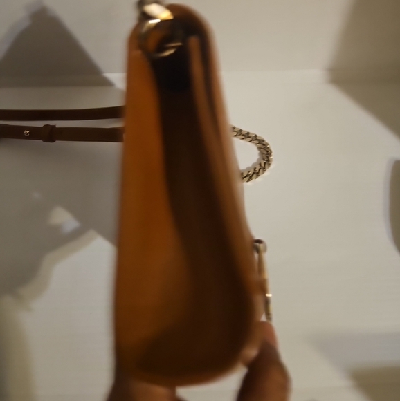 Versace Authentic M Clutch with Chain and Leather Strap - Tan - Picture 9 of 13